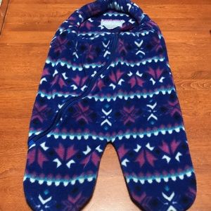Perfect Babybag snuggly suit.